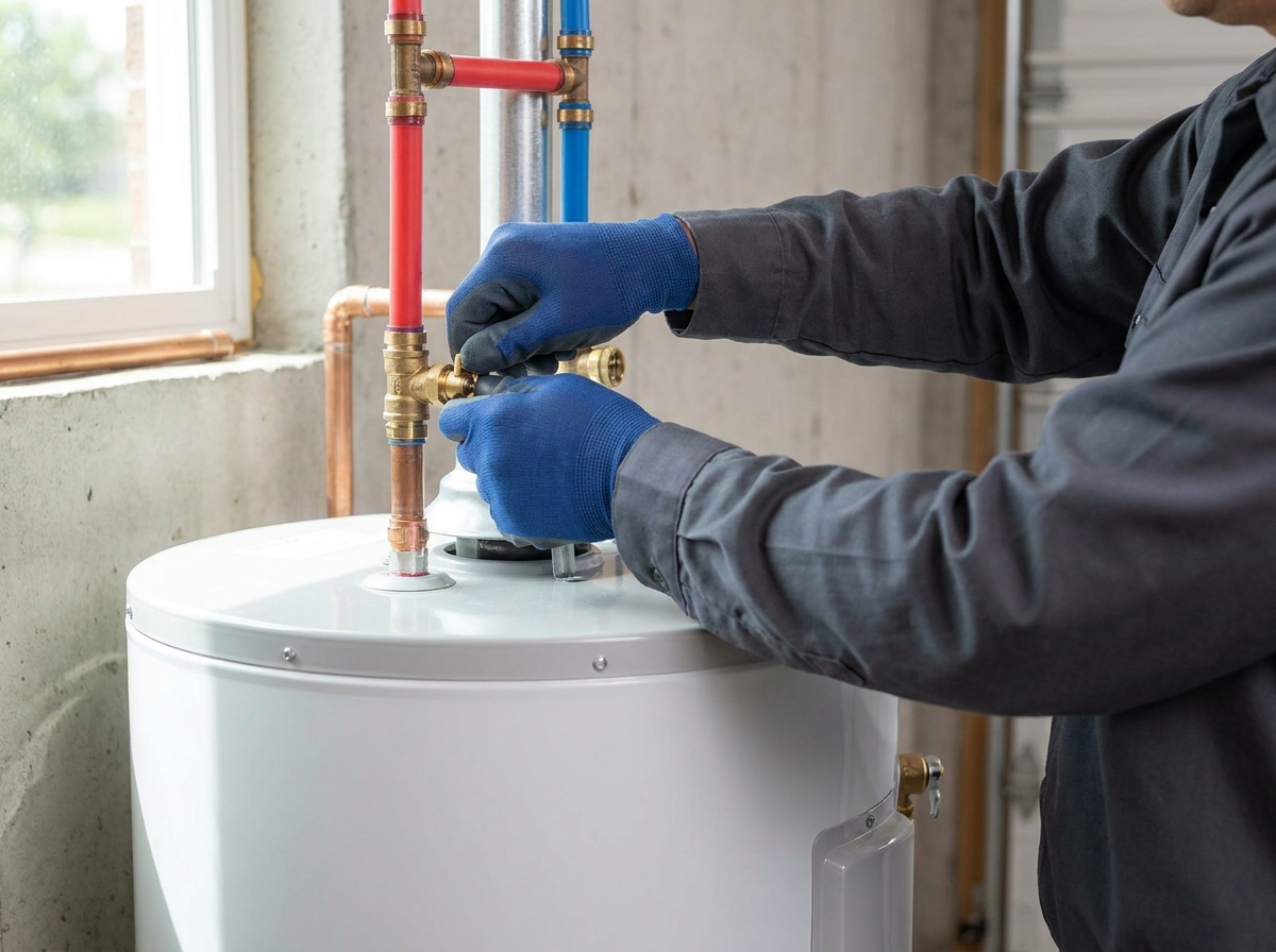 Water heater service, Johnny on the Spot